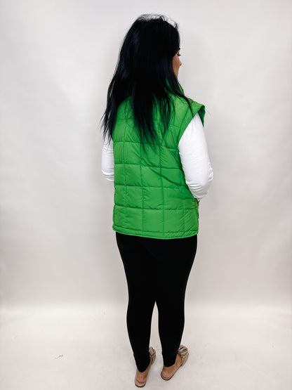 VJ Violet Puffer Vest