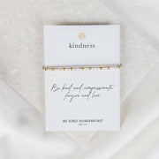 MSMH Kind Morse Code Bracelet - Silver/Gold