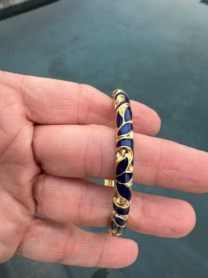 Enamel 0.5 cm hinge bracelets