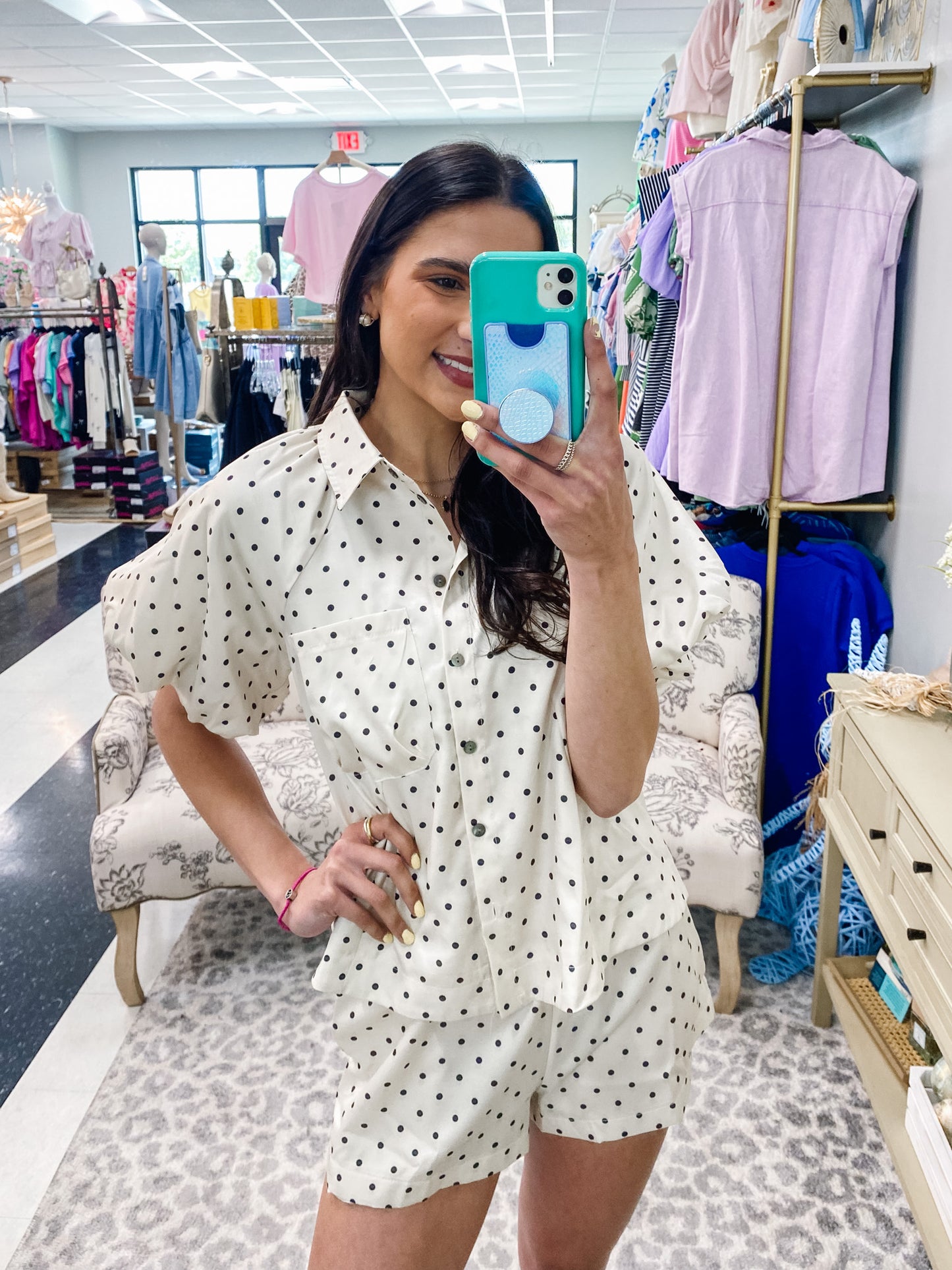 Glam Polka Dot Set