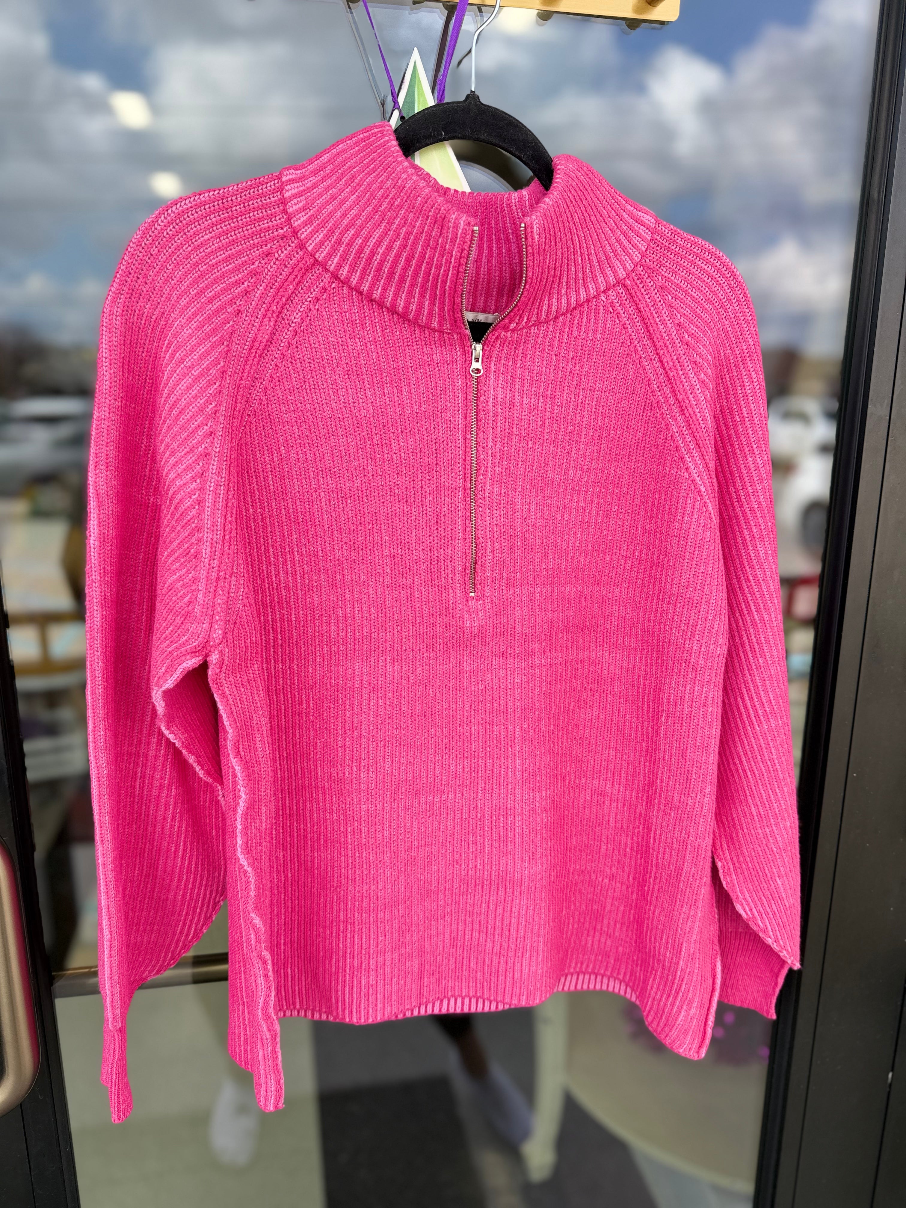 The Breezy Half-Zip Sweater