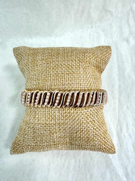 Gold Pearl Bracelet