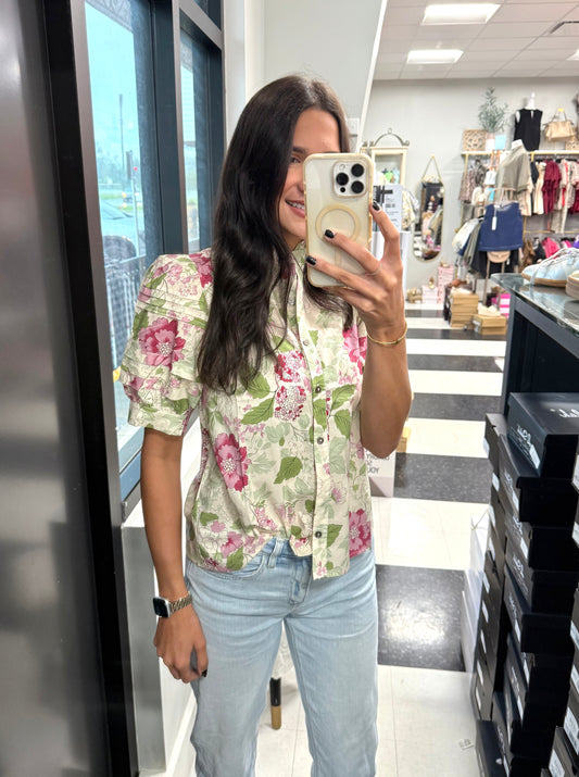 Floral Soft Touch Top