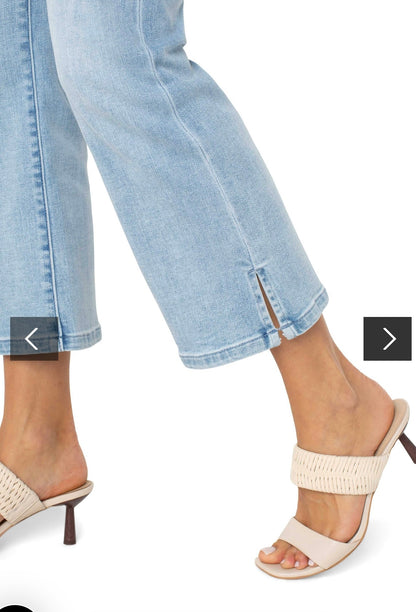 Liverpool Hannah crop flare w/slit