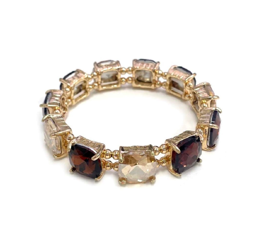Multi Stone stretch bracelet!