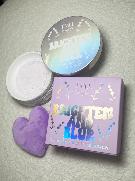 TMLL Brighten & Blur Lavender Setting Powder