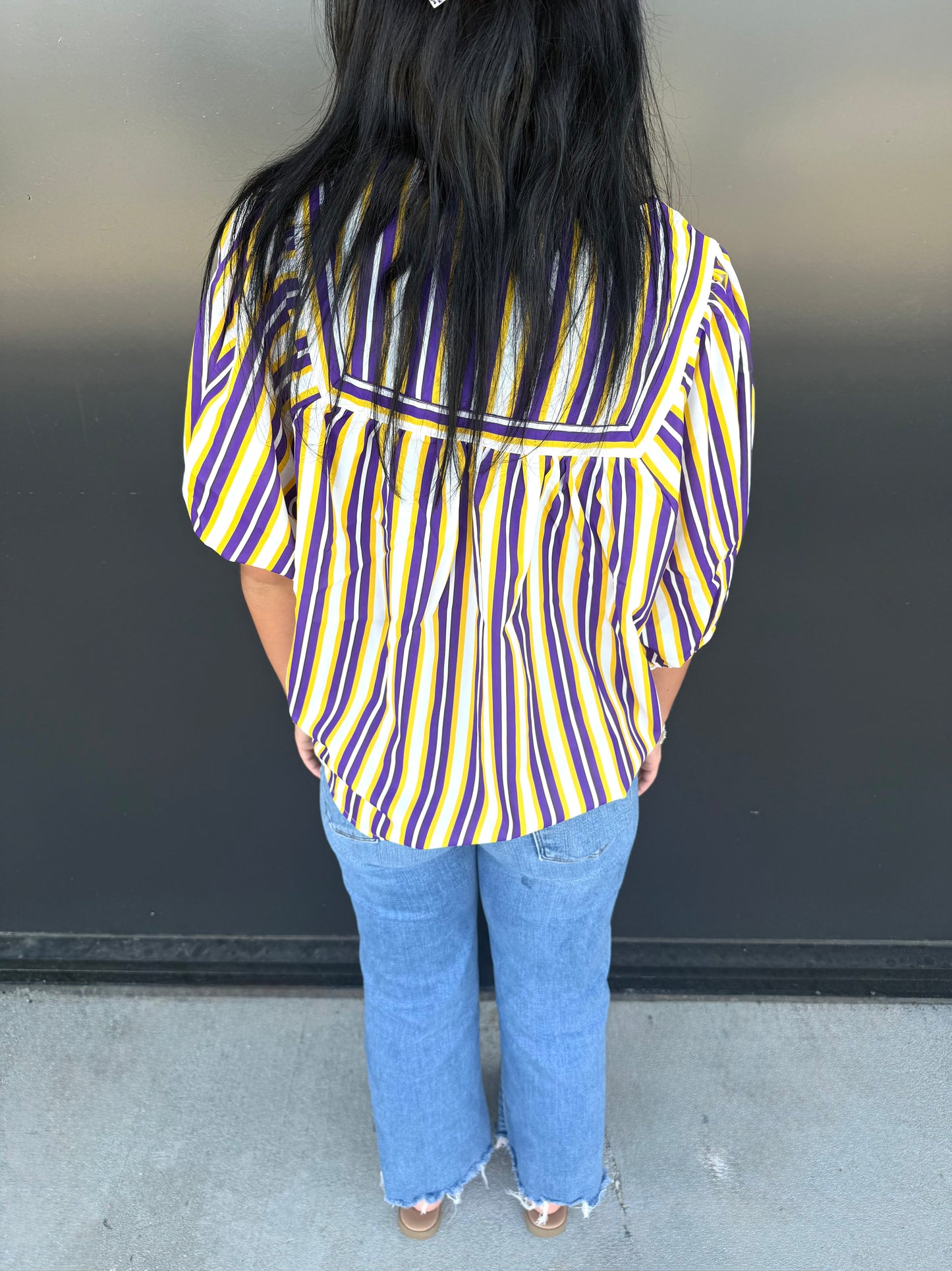 MS Penny Pin Stripe Top