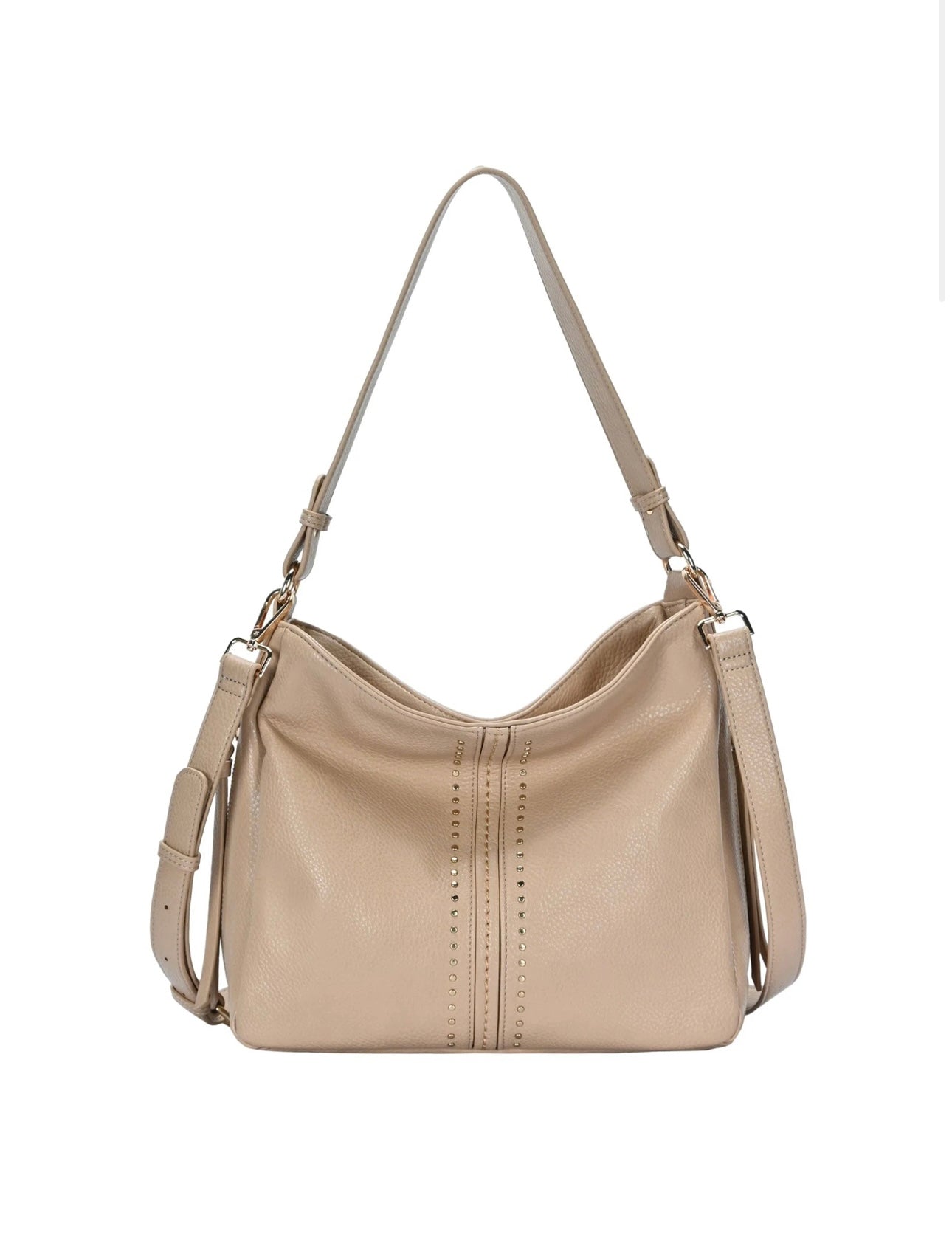 Mina Stud Accent Hobo bag*