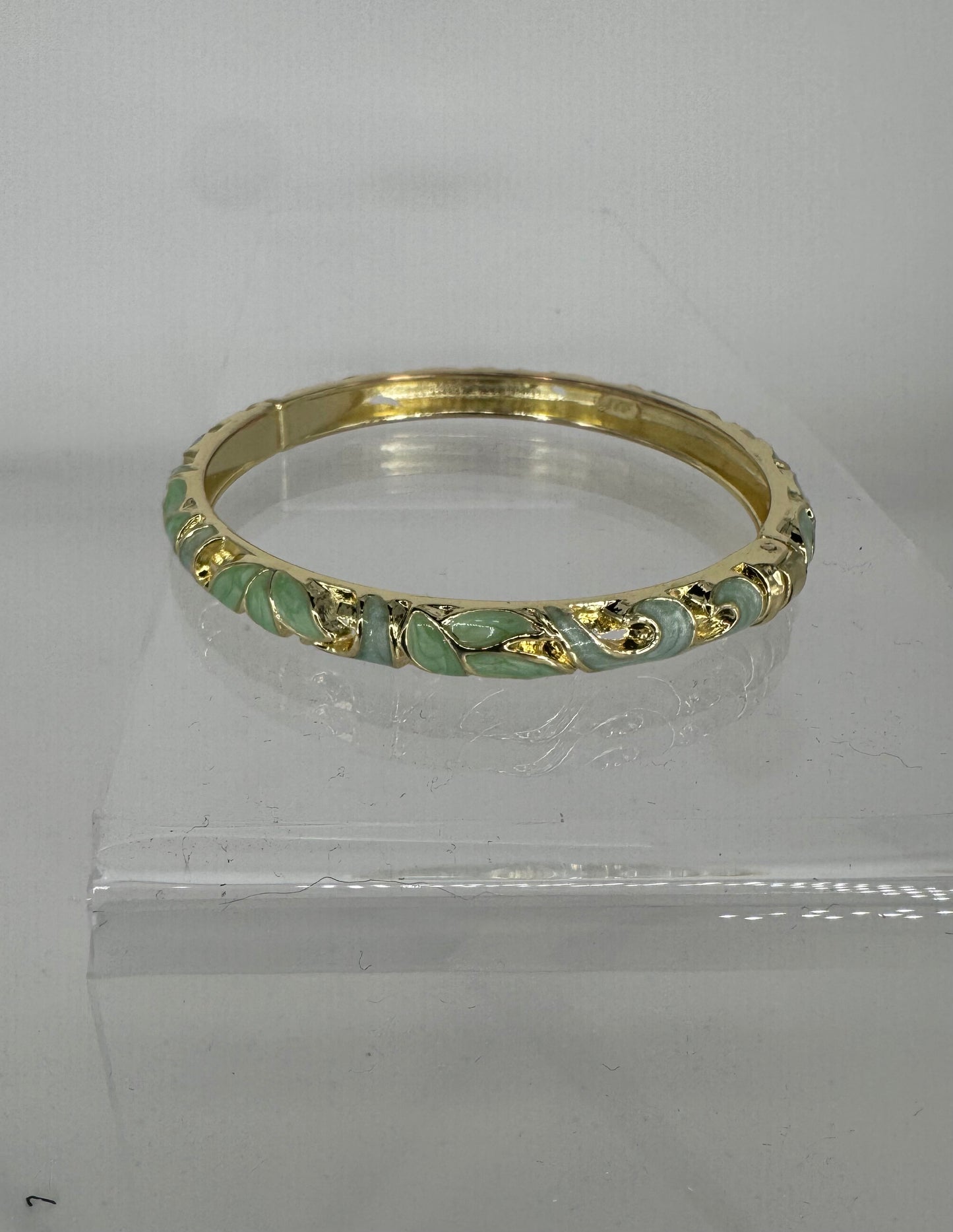 Enamel 0.5 cm hinge bracelets