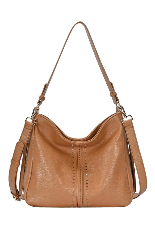 Mina Stud Accent Hobo bag*