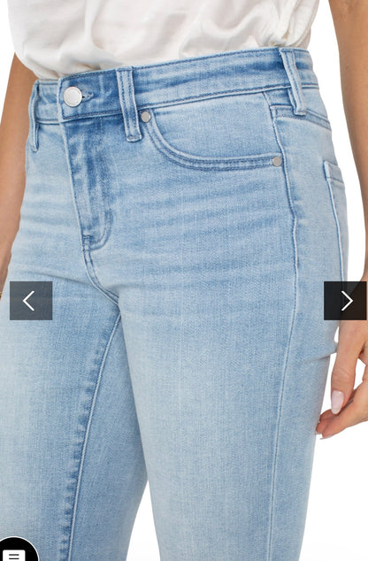 Liverpool Hannah crop flare w/slit