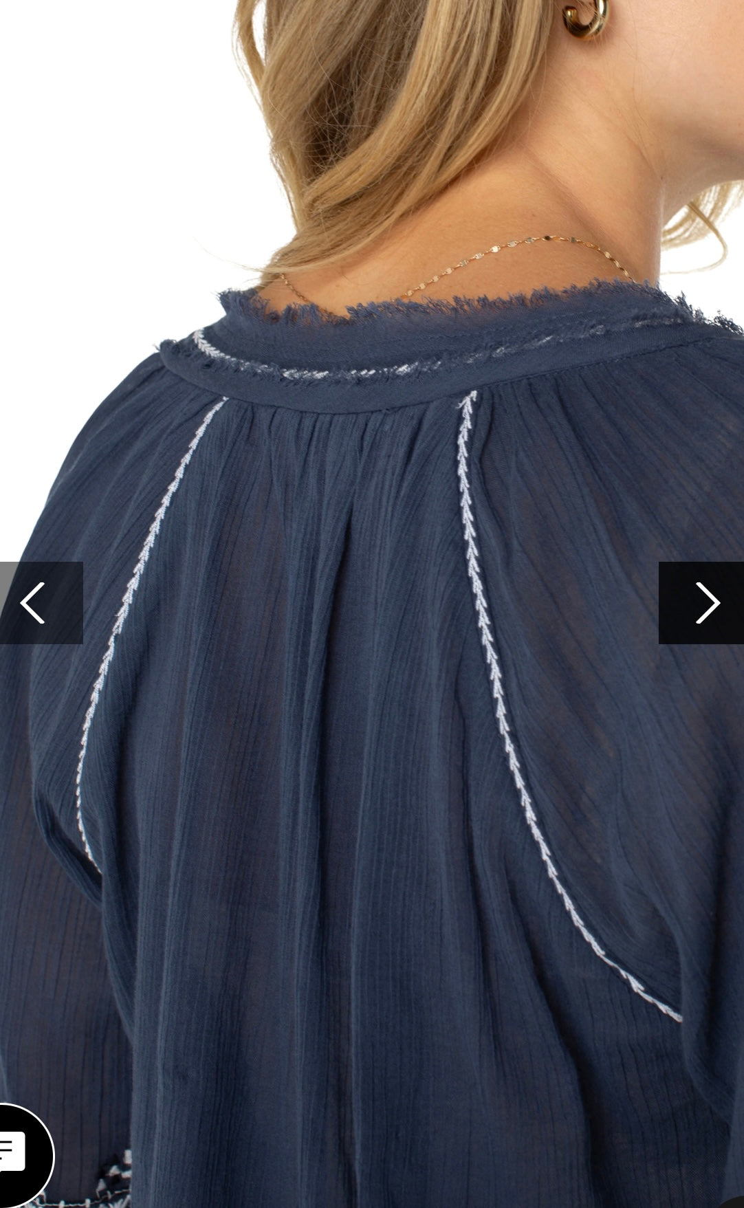 Liverpool Long Sleeve Raglan Woven Blouse