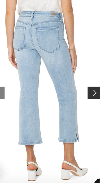 Liverpool Hannah crop flare w/slit