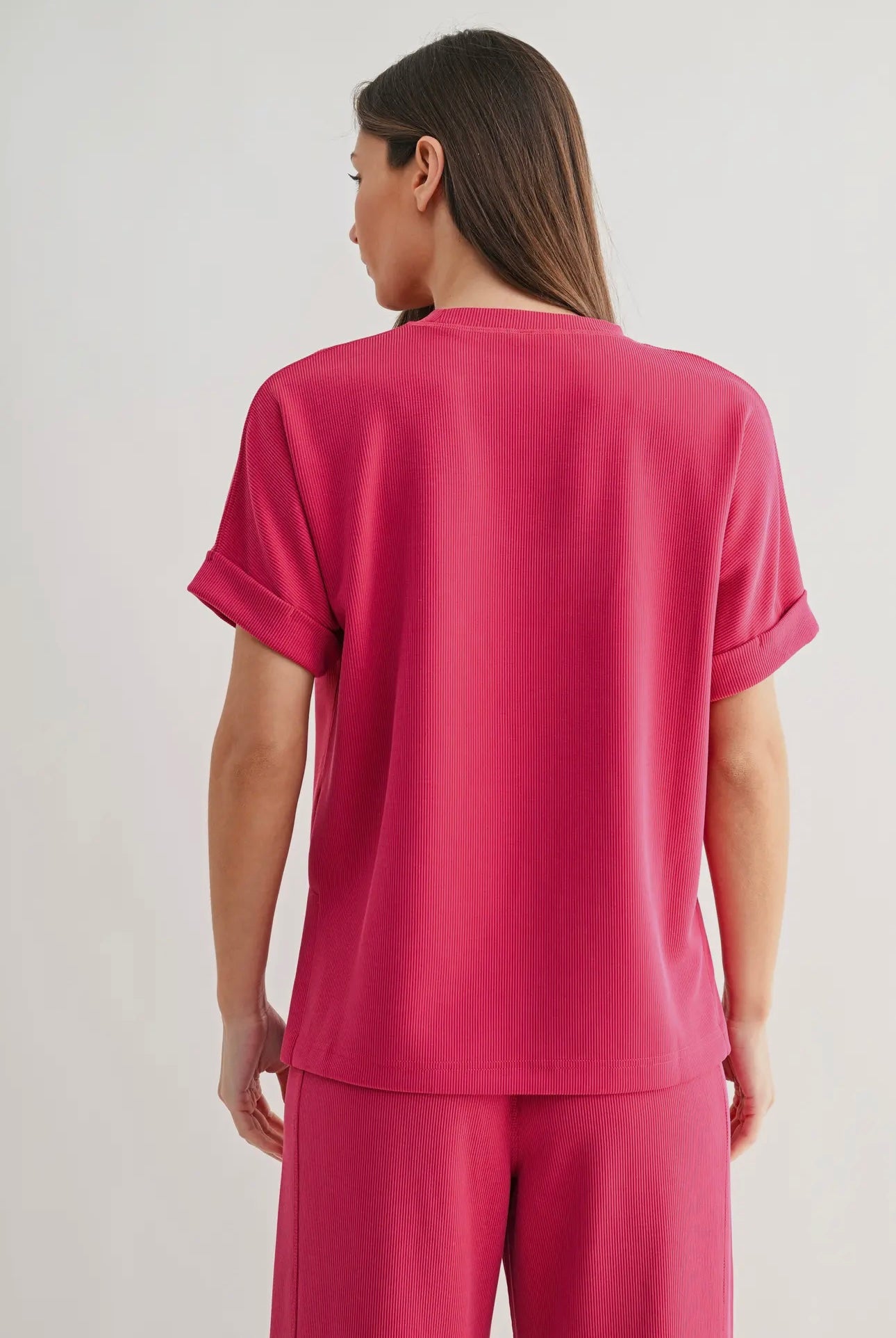 Aria Luxe Sand Wash Lounge Tee