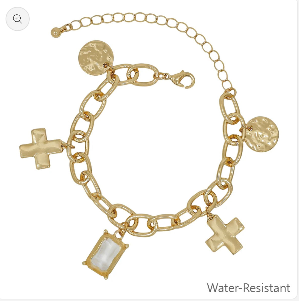 Radiant Faith Oval Charm Bracelet!