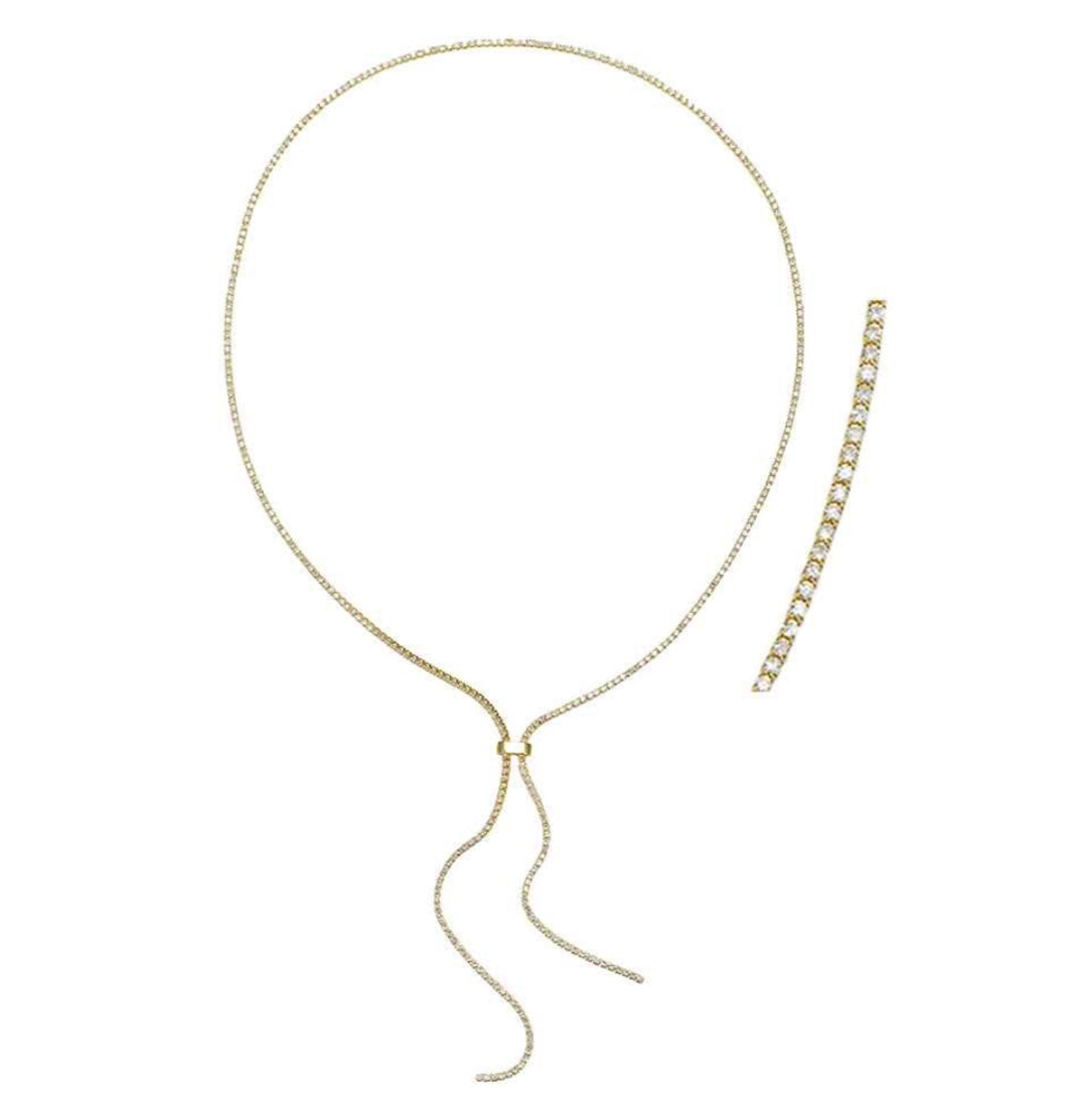 SA GP 36" CZ ADJUSTABLE LOCK LARIAT