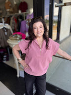 Zen Ribbed Quarter Zip