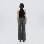 Black Leopard  jeans