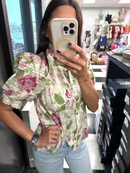 Floral Soft Touch Top