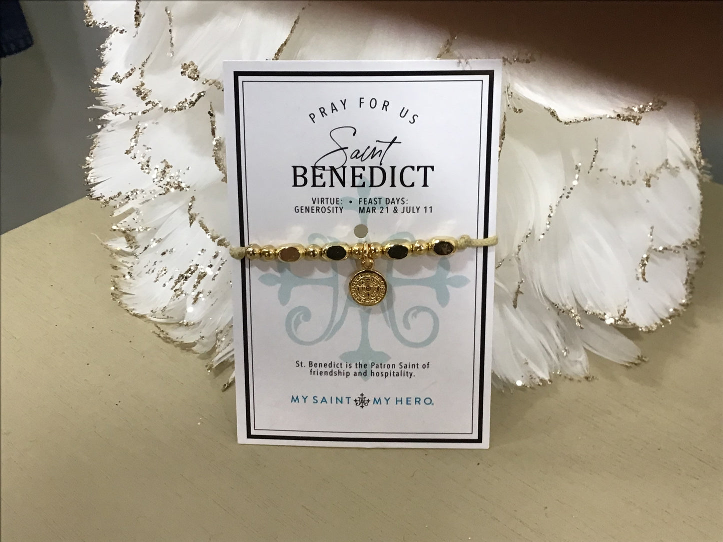 MSMH Saint Benedict adjustable bracelet