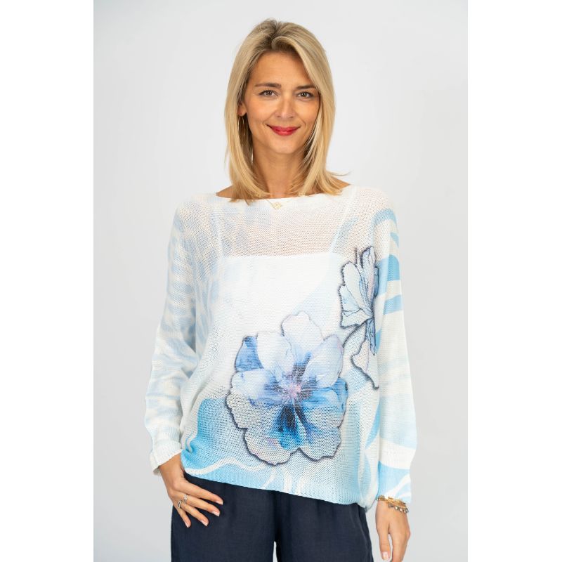 Italian one size Magnolia top
