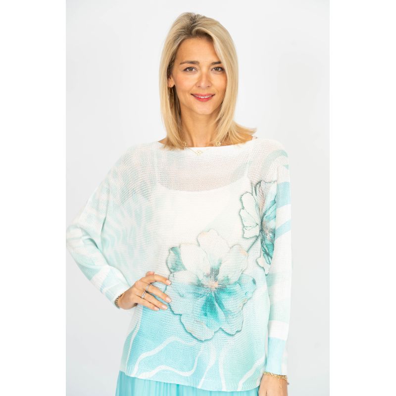 Italian one size Magnolia top