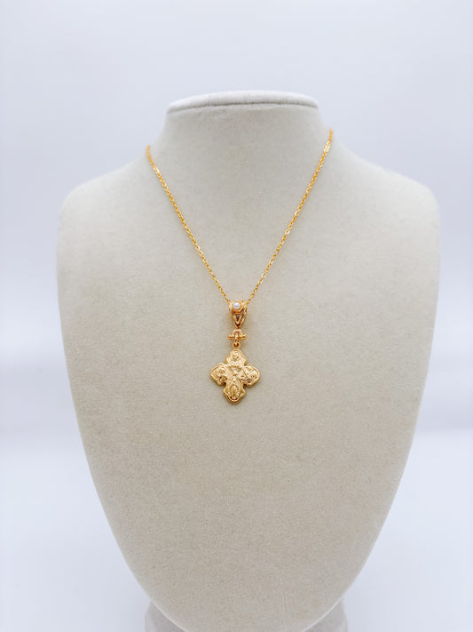 WD Cross Pendant Necklace