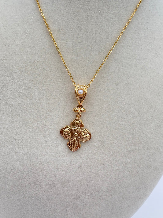 WD Cross Pendant Necklace