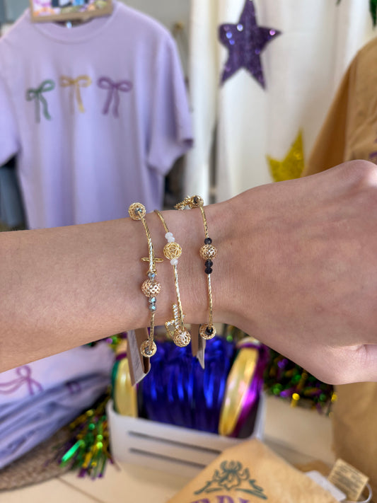 Crystal Cross Bracelet