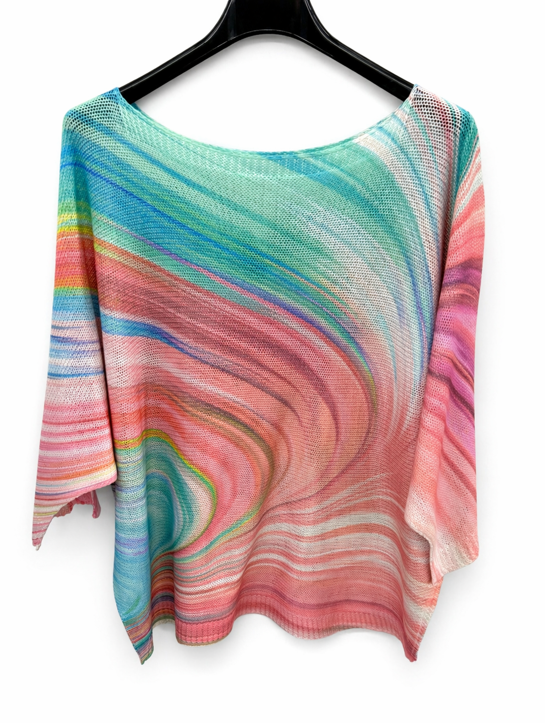 Italian one size swirl top
