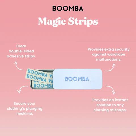 Boomba Magic strips one tin