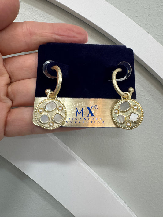 14K Dana Mother of Pearl earrings
