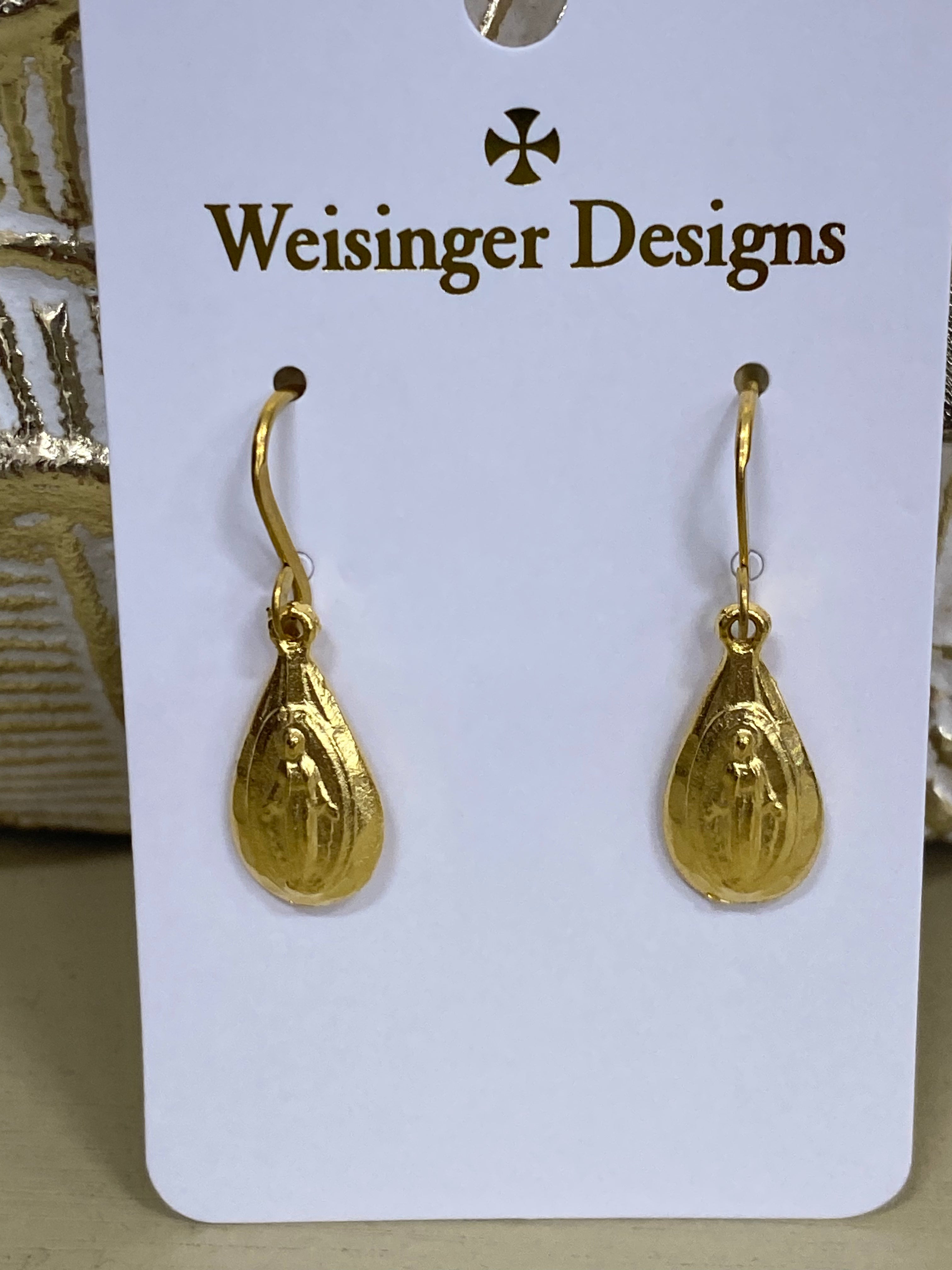 WD Teardrop Mary Earrings