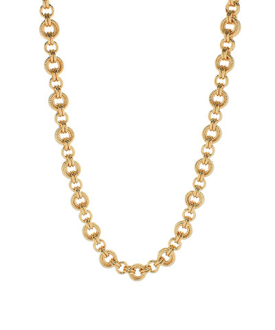Gold ring necklace