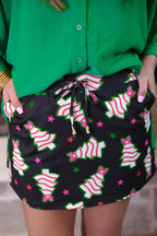 Jess Lea Bow Christmas Tree Skort