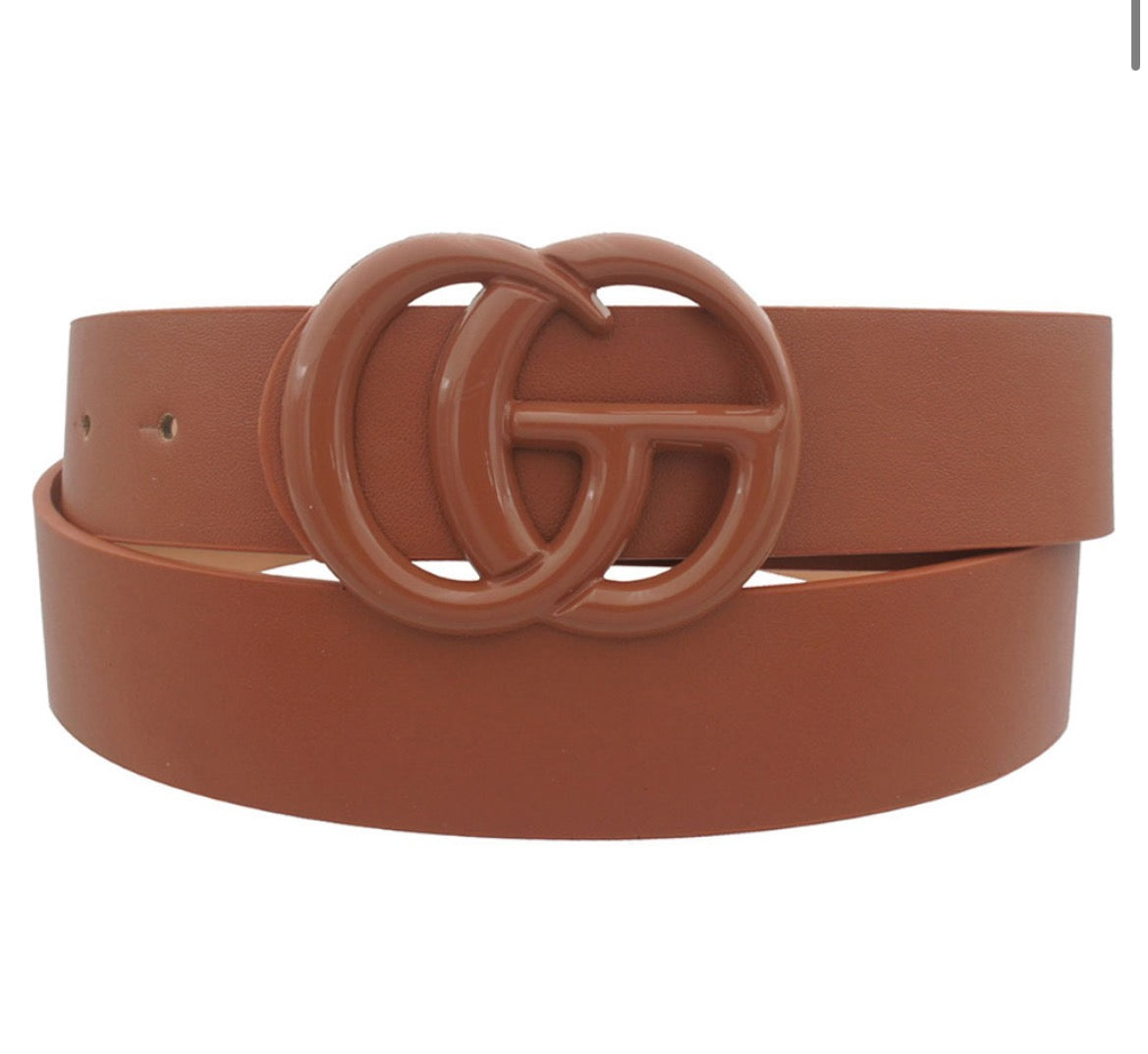 Joia belts color coded buckle