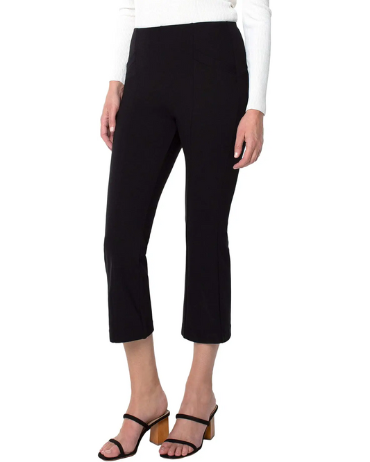 Liverpool Stella Kick Flare w/welt pockets