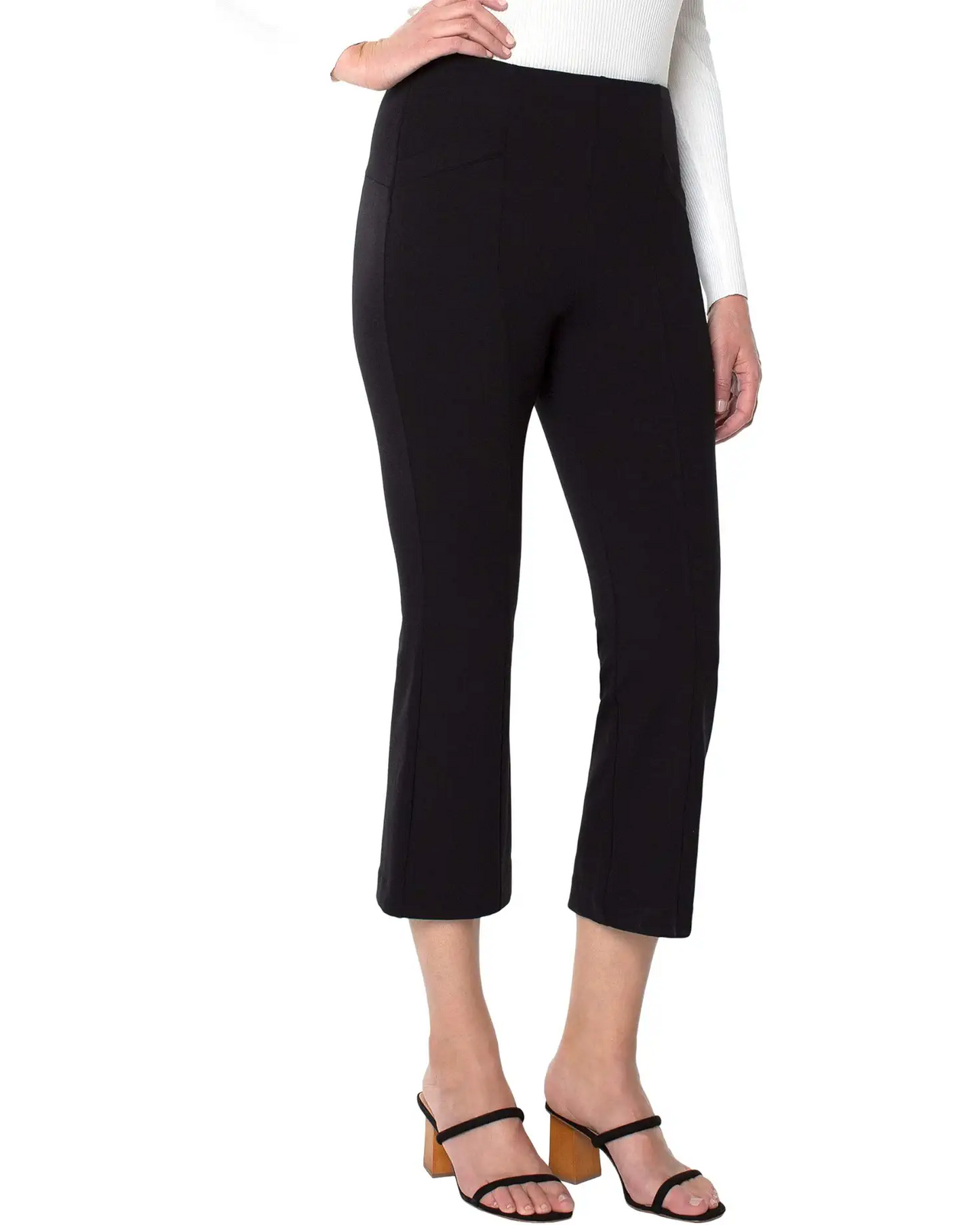 Liverpool Stella Kick Flare w/welt pockets