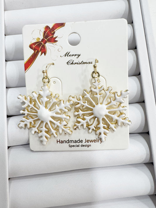 Snowflake earrings