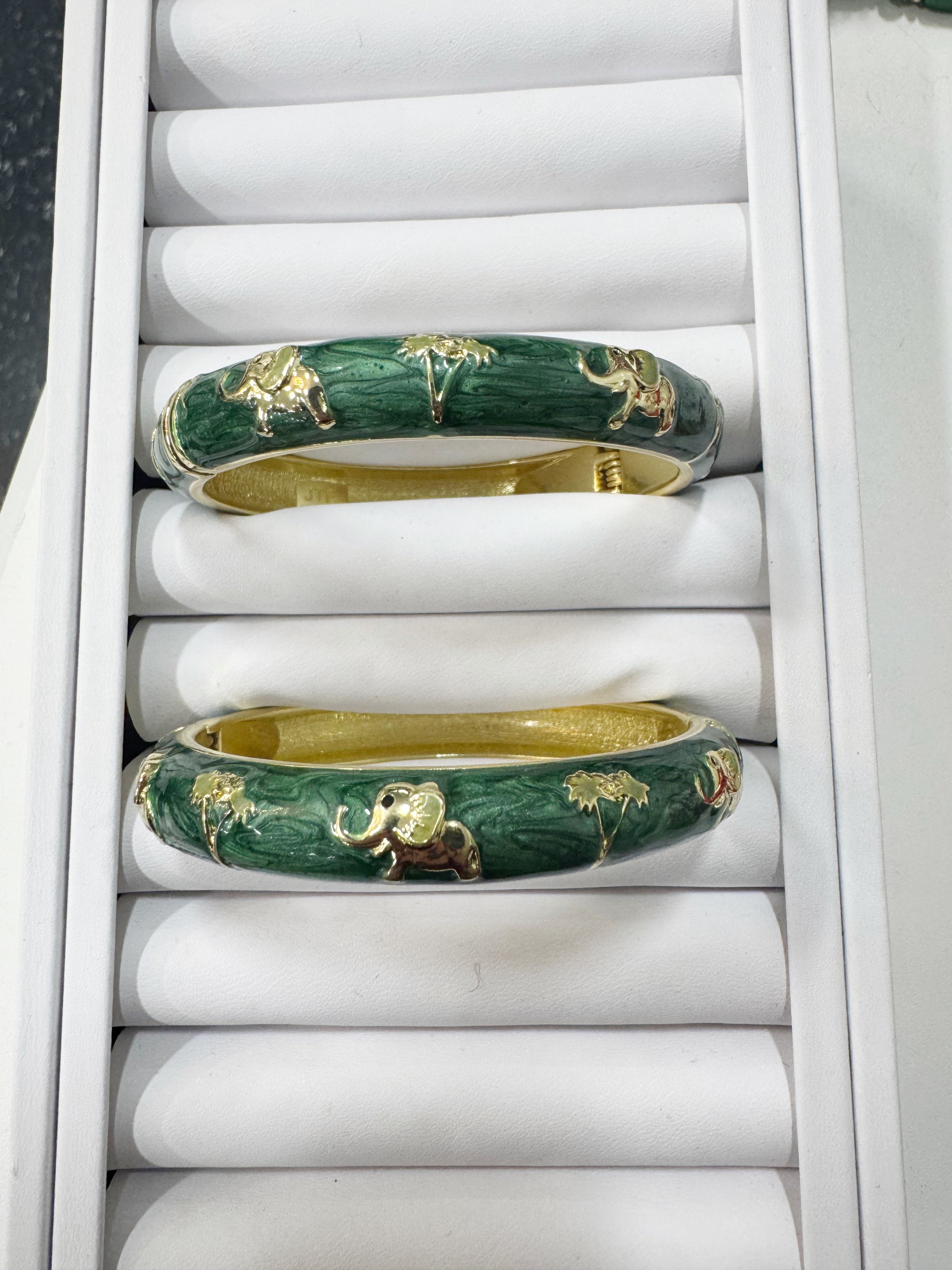 Enamel Christmas bracelets!