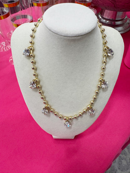 ✨ Yochi Emery Necklace – Gold