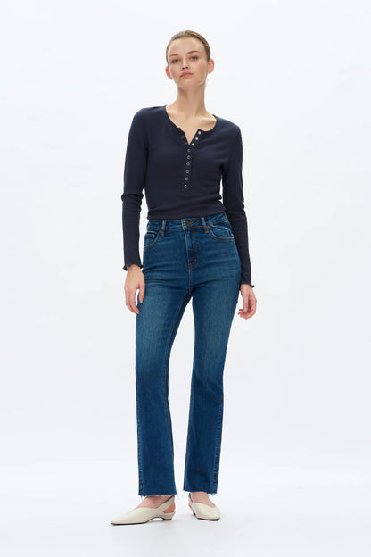 LUNNA HIGH RISE BOOTCUT by Bayeas