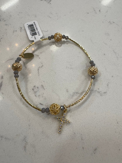 Crystal Cross Bracelet