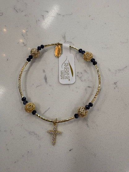 Crystal Cross Bracelet