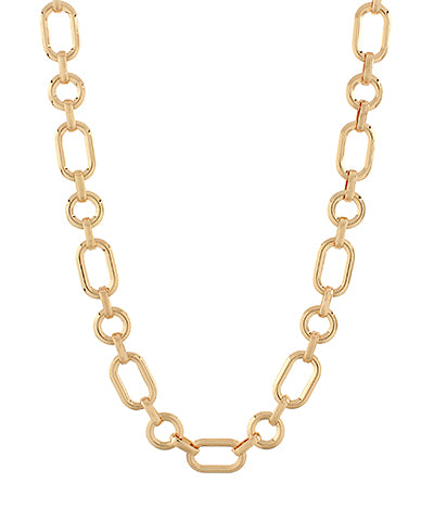Alternating link necklace