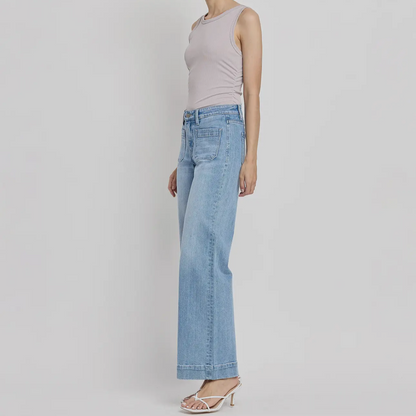 Flying Monkey HR front patch wide trousers