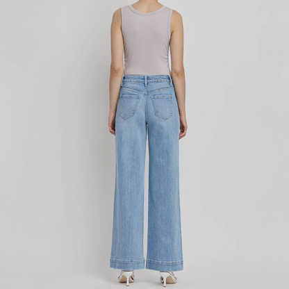 Flying Monkey HR front patch wide trousers