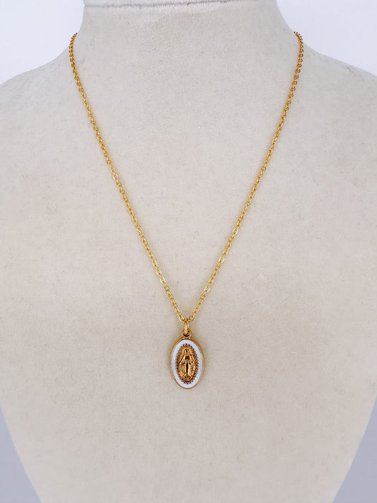 WD Mary Medal Necklace