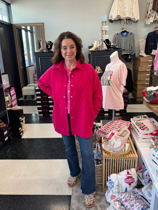 Quilted Door Buster Shacket