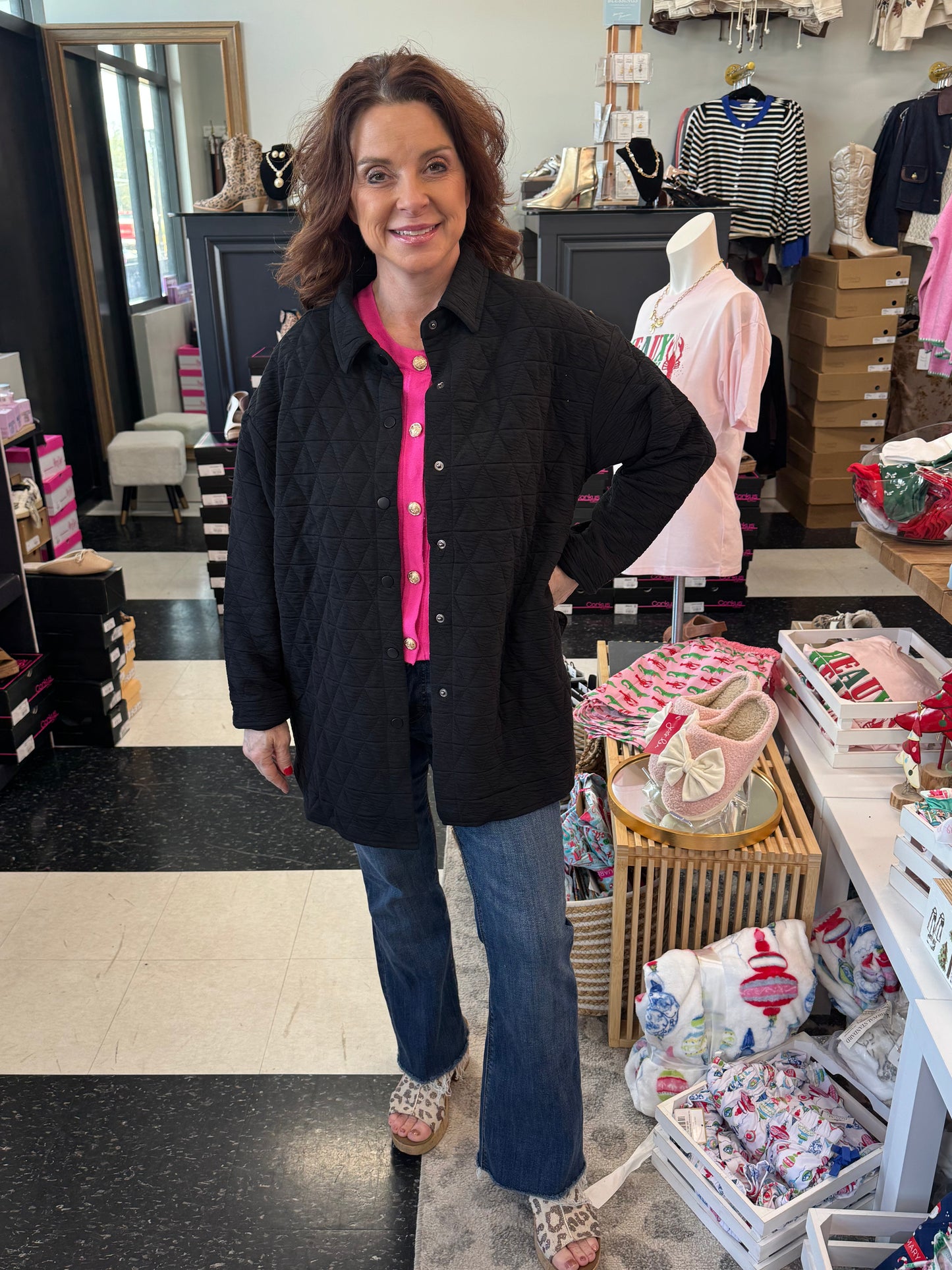 Quilted Door Buster Shacket